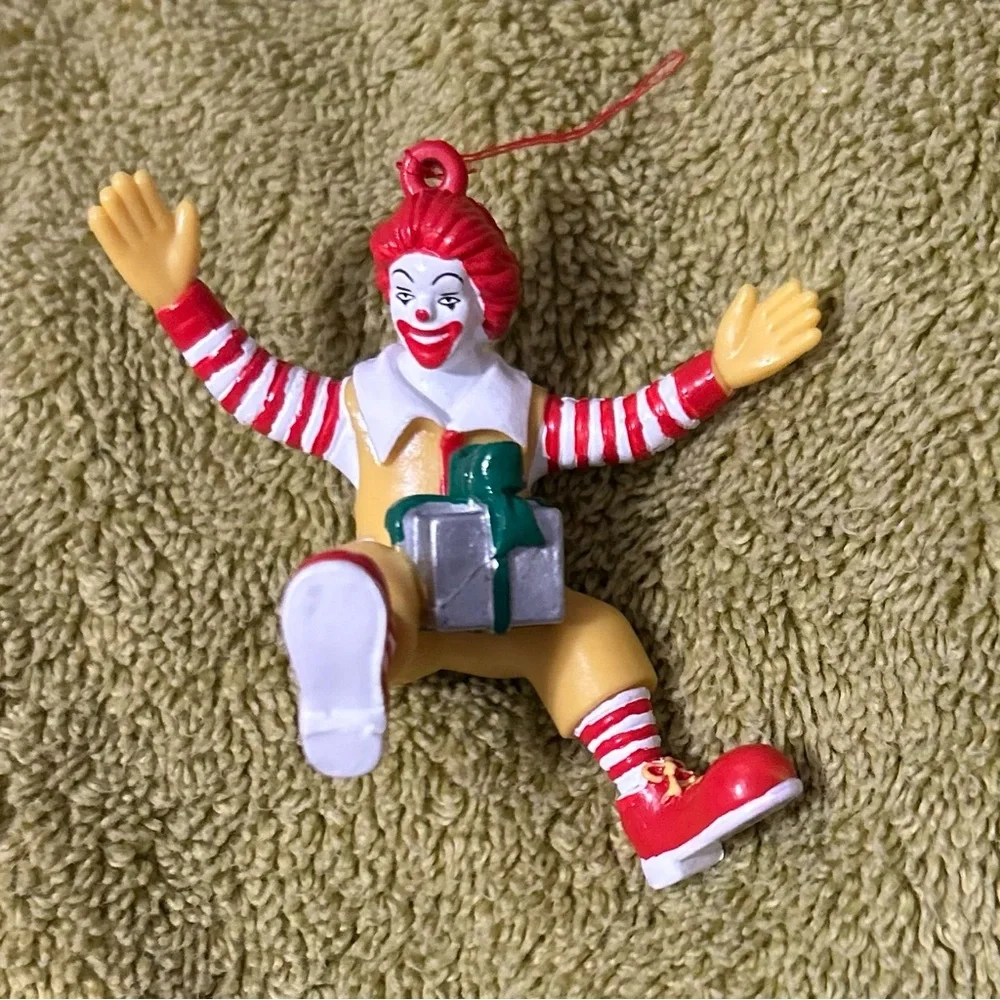 RARE Vintage MCDONALDS 4 pack Christmas Ornaments Ronald Dawn Grimace Hamburgler - Picture 2 of 10